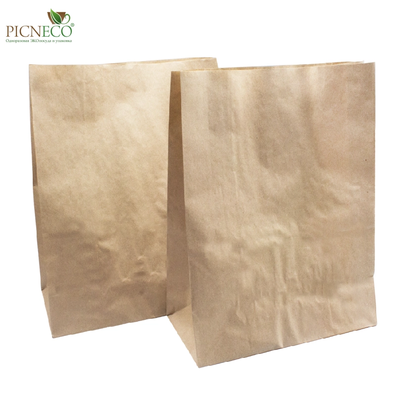 товар Крафт пакет с прямоугольным дном, 220*120*290 мм, 50 г/м KPD122